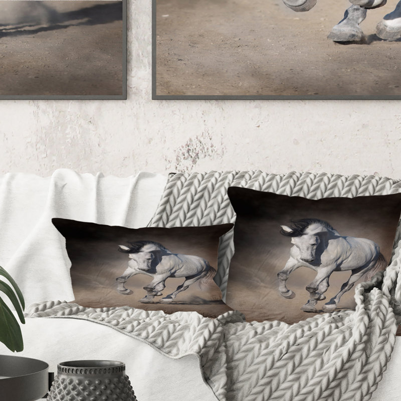 Coussin White Horse