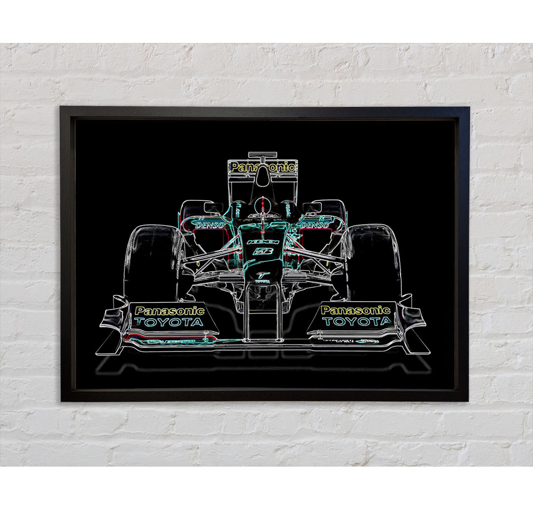 Formula One - Einzelner Bilderrahmen Kunstdrucke auf Leinwand