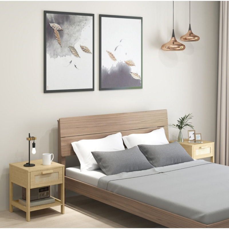 40.01 cm W Bedside Table