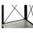 4 Tier Bookcase For Decor - Grey Laminate, Metal Legs In Wood-Look Black Base