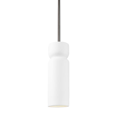Luminaire suspendu cylindrique à 1 lumière Gokmen