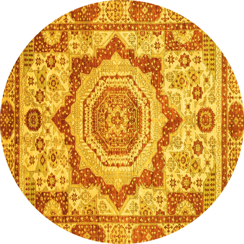 Oriental Indoor Rug, Round 7'