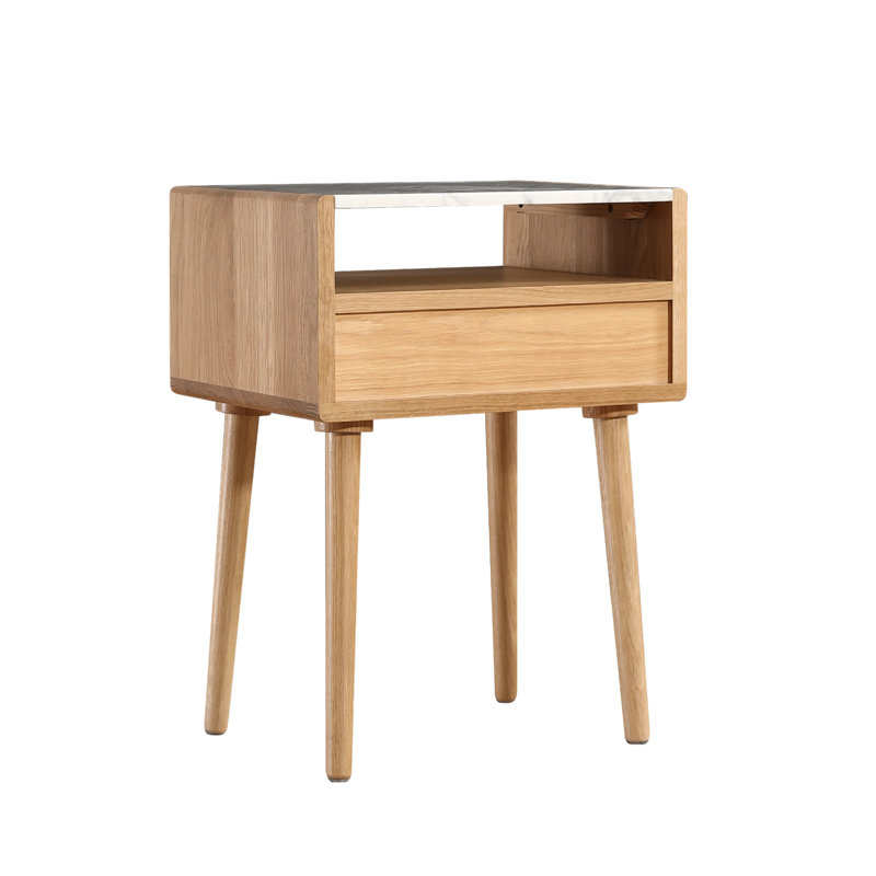 Nomi Bedside Table, Oak