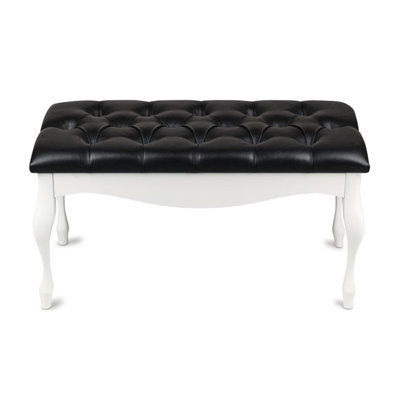 Faux Leather Upholstered Bench
