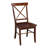Bellmead Solid Wood Cross Back Side Chair-274613926