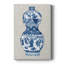 Vase Ming sur lin IV - galerie sur mesure Cavas-708871634