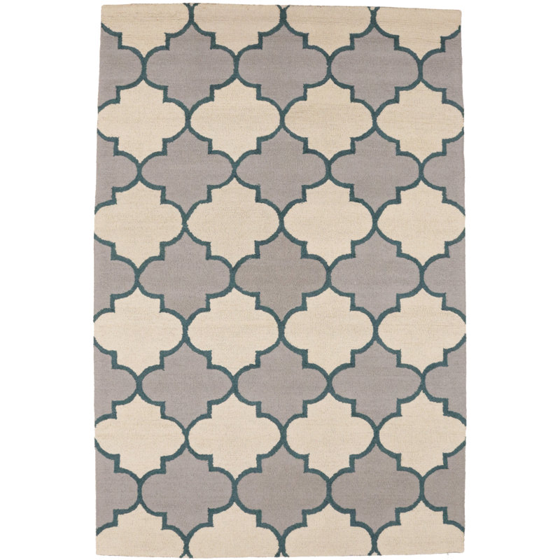 Tapis rectangulaire en laine 5 pi x 8 pi Saiesh