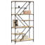 Laraoun 176cm H x 91cm W Steel Etagere Bookcase-365951742