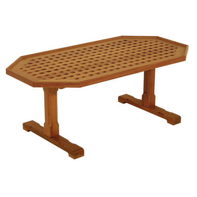 Harbor Teak Outdoor Coffee Table , 48'' in. W 18.5'' in. D