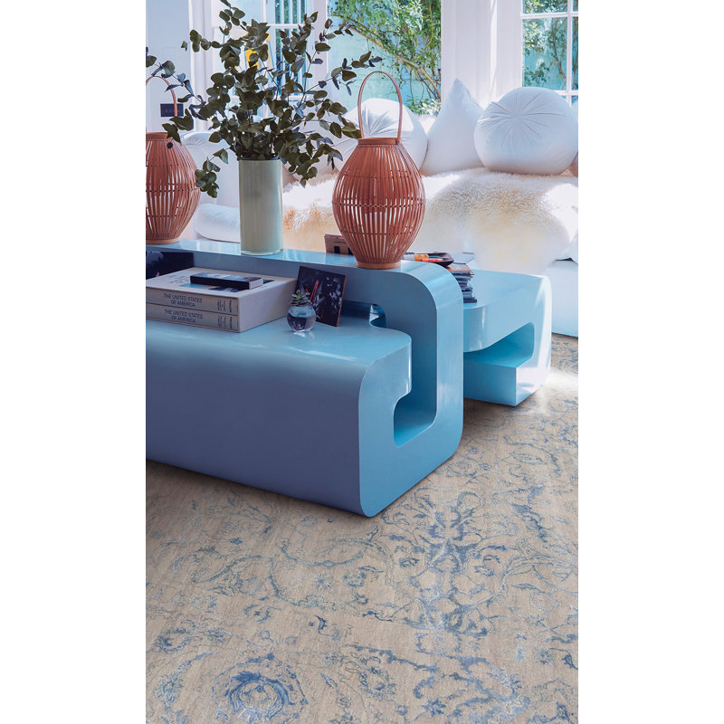 Amour Hand Knotted Area Rug, Rectangle 10' x 14'