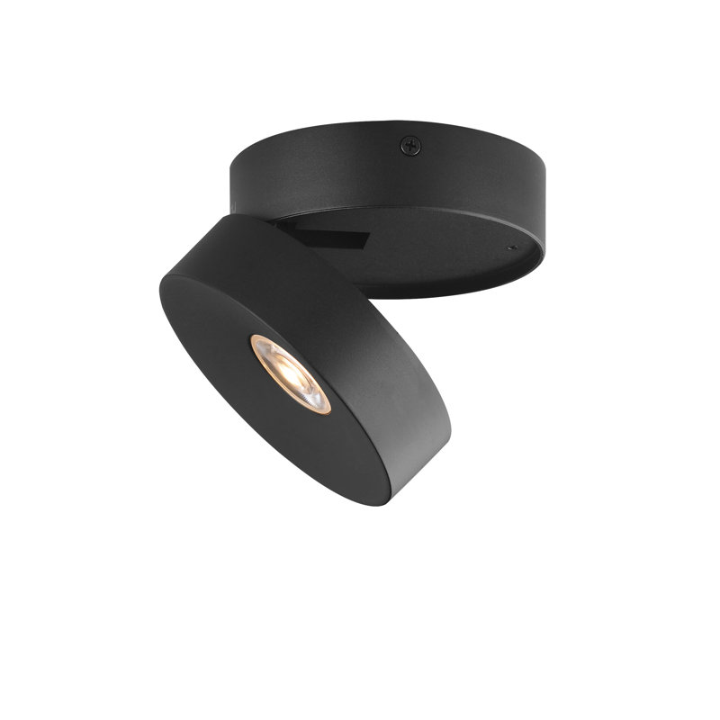 Swinger-Flush Mount, Black