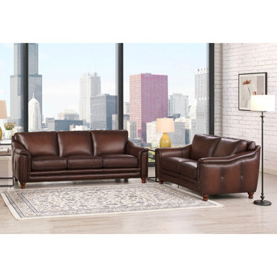2 - Piece Leather Living Room Set