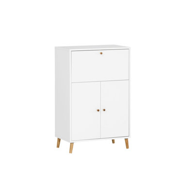 Datus Rectangular Desk with Cabinet