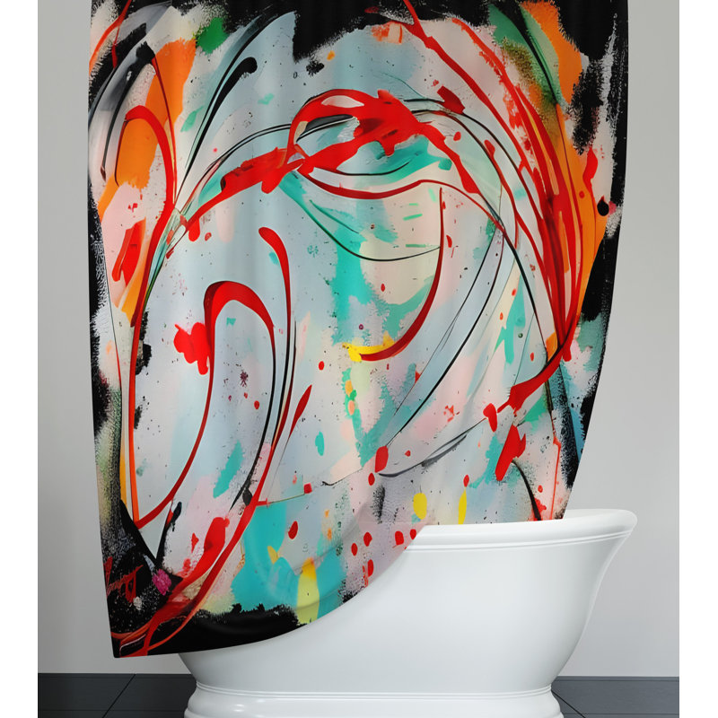 Rideau de douche Claressa, H 93 po x l 70 po