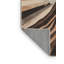 Tapis éclectique orange / beige lavable à la machine Orionna-1263923597
