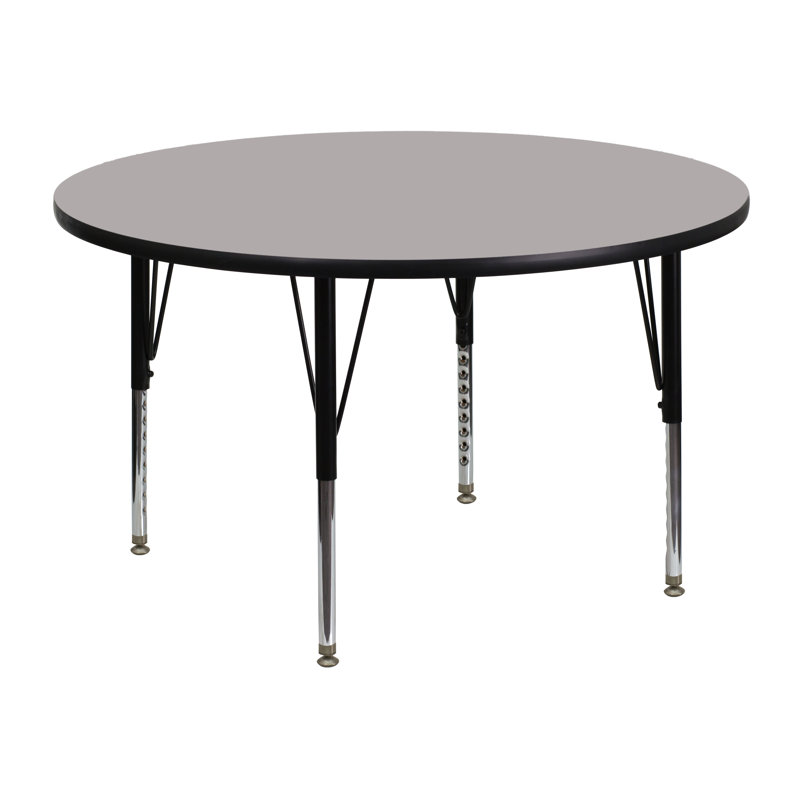 Table d'activité 42 po Goddard, Gris, 30.25" H x 42" W x 42" D
