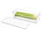 iDesign Crisp Produce Bin with Lid and Removable Inner Basket, BPA Free - Clear and White