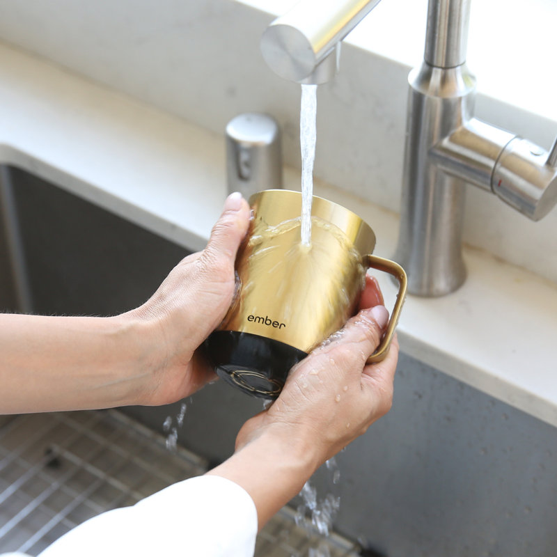 Ember Mug 2, Temperature Control Smart Mug, 10 Oz, Gold
