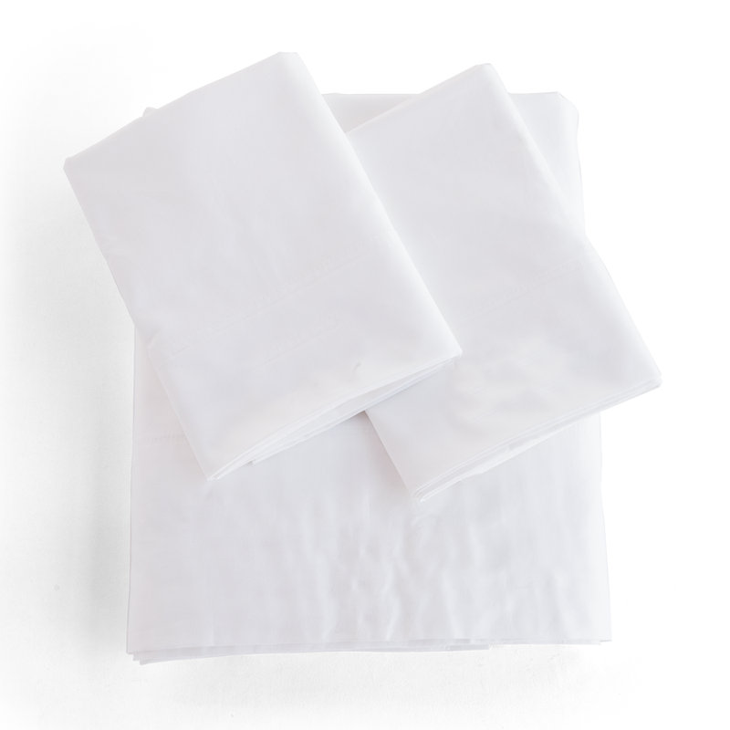 Cotton Sateen Cotton Blend Sheet Set, Queen