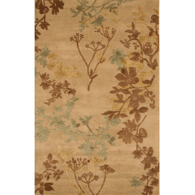 Hand Tufted Wool Floral Area Rug