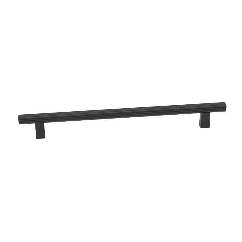 Quadrato 6" Bar/Handle Pull, 6", Matte Black