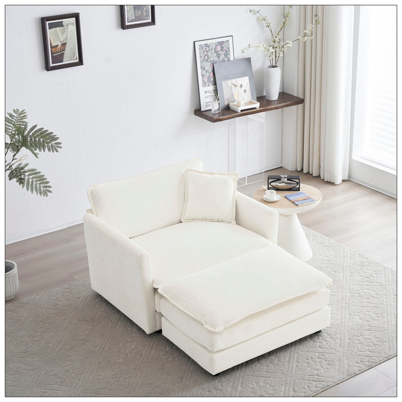 Chaises d'appoint pour le salon, Blanc