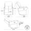 Fauteuil inclinable électrique pivotant en cuir véritable-127449497