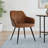 Faux Leather Upholstered Dining Chair with Arms-241536234