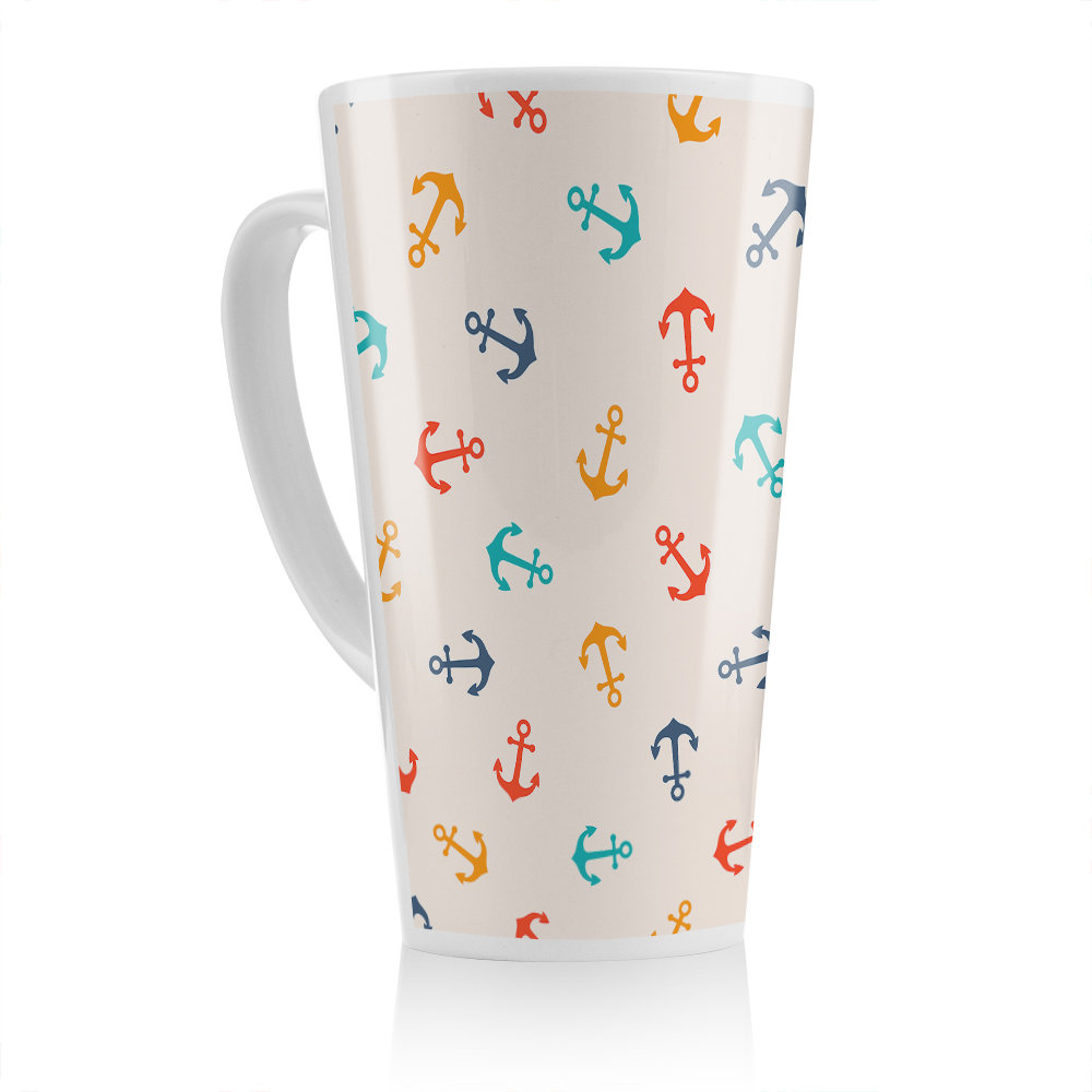 Anchors On Latte Mug