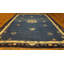 Antique Peking Chinese Medallion Navy 1930s Rug