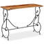 Console en bois de sheesham massif 39,4 po x 15,7 po x 29,5 po