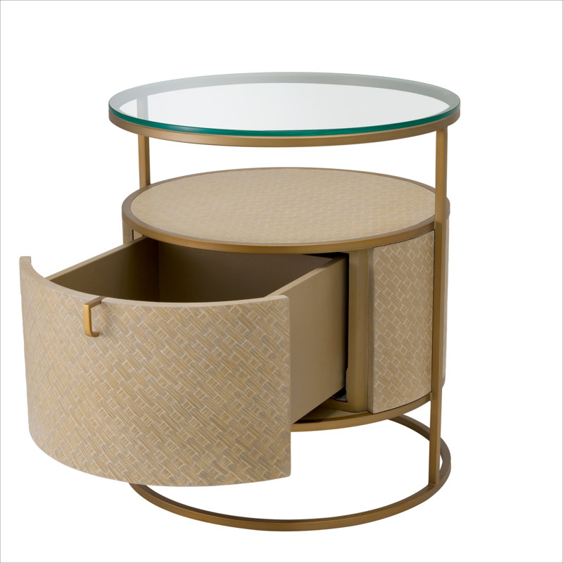 Napa Valley Glass End Table