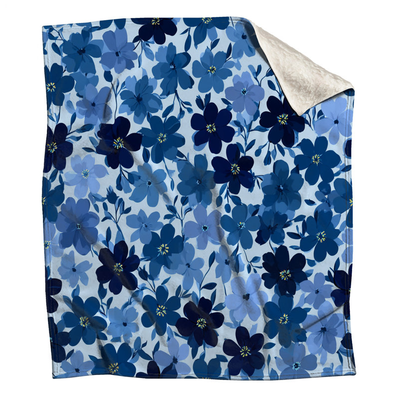 Jeté Floral, L 50 po x H 60 po