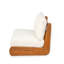 Fauteuil club en acacia Lazy, beige-1721571185