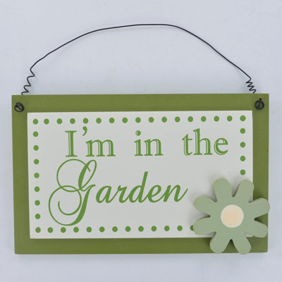 Billerica Wood Plants & Flowers Garden Plaque
