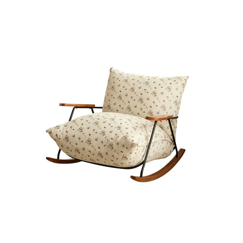 Chaise berçante Modern Home, Brun