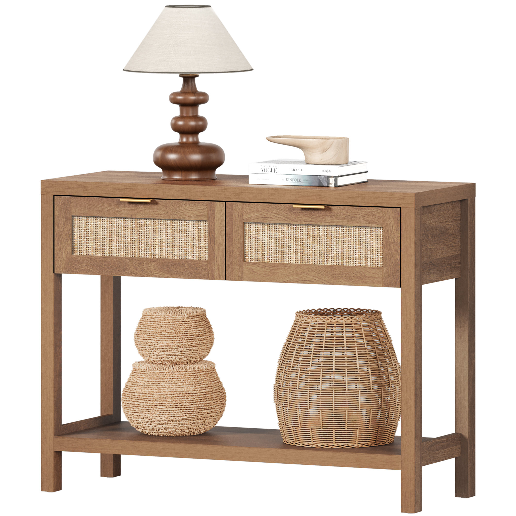 Bay Isle Home Chada 39.4'' Console Table & Reviews | Wayfair
