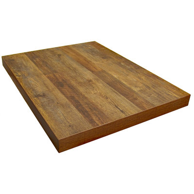 H&D Melamine Table Top Barnwood 24"x30"