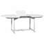 Oval Acacia Solid Wood Extendable Outdoor with Umbrella Hole Dining Table - 200 cm W 100 cm D