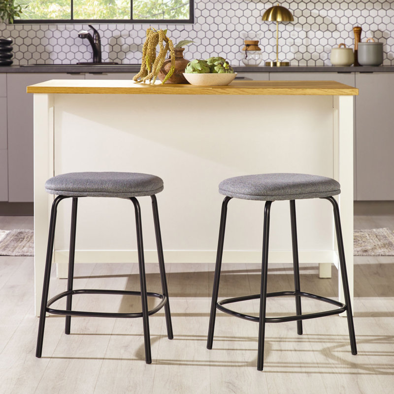 Mutt 24" Counter Stool, Charcoal