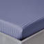 Microfiber Striped Fitted Sheet-114308445-114308454