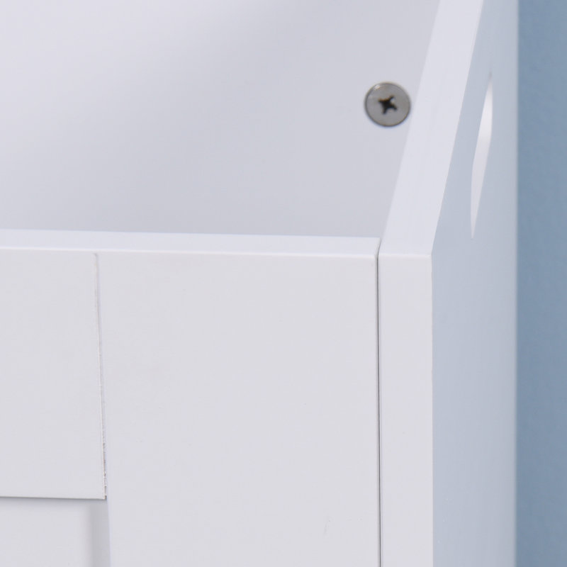 Spacieuse armoire de rangement blanche à dessus relevable - Cacher les couvertures, les oreillers et les vêtements supplémentaires 2 charnières polyvalentes avec une entrée, une chambre à coucher et un salon idéaux