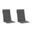 Coussins d'extérieur pour chaise à haut dossier, tissu-105906645-105906647-105906651