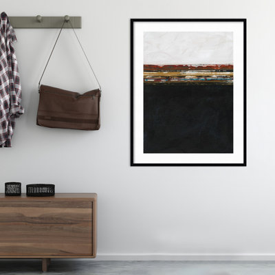 «Sonoran A Sense of Space I» par Jodi Fuchs - Reproduction d'art graphique sur papier encadré
