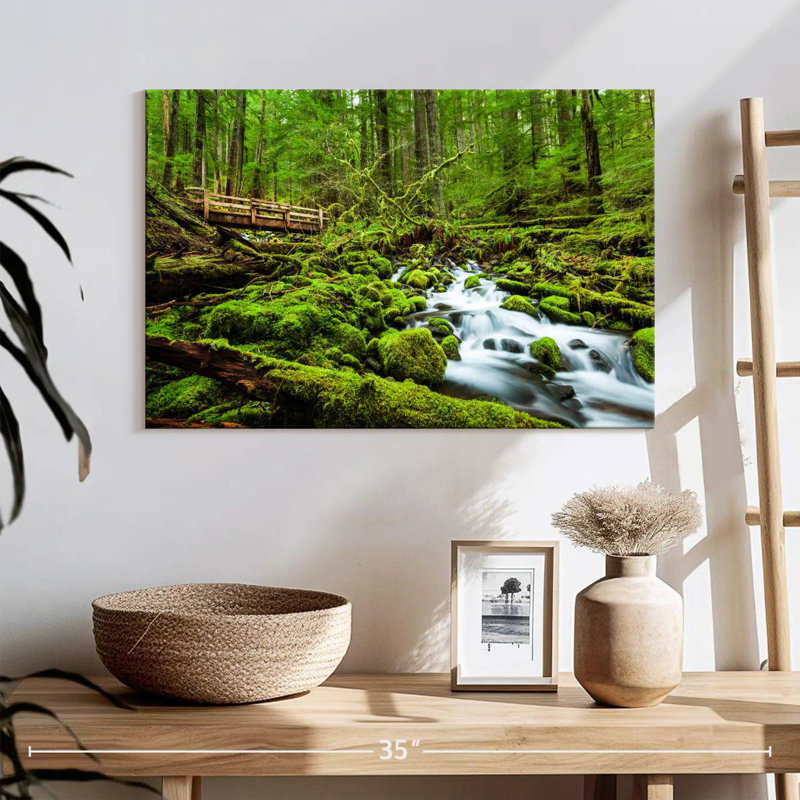 Alvord Cascading Sol Duc Falls, 34" H x 51" W