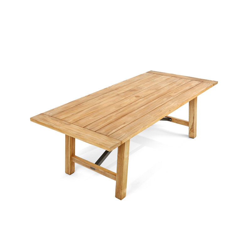 Truss Outdoor Teak Dining Table