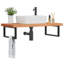 Briea 100cm Solid Wood Bathroom Vanity Top-1015675437