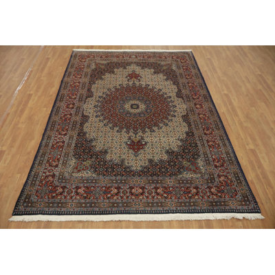 Oriental Traditional Medallion Area Rug 7x9