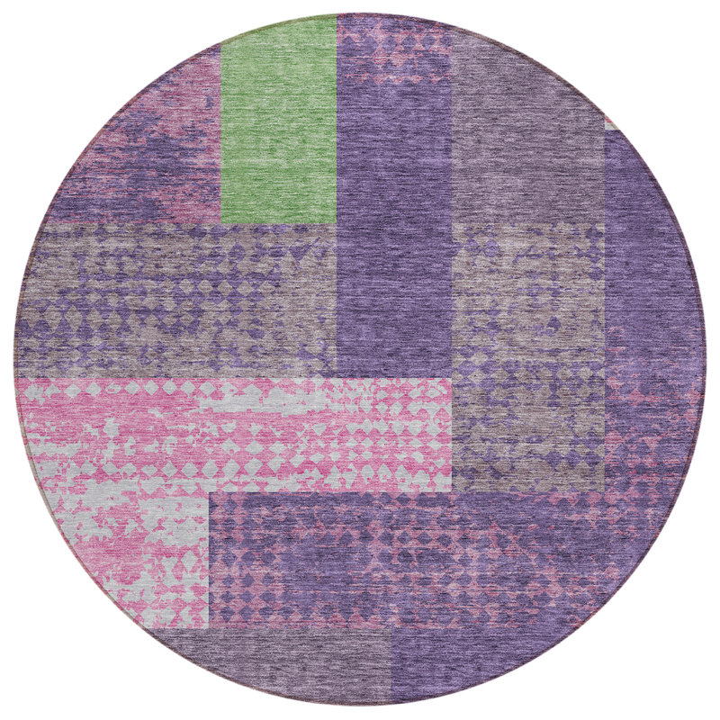  Aleg Area Rug, Round 8'