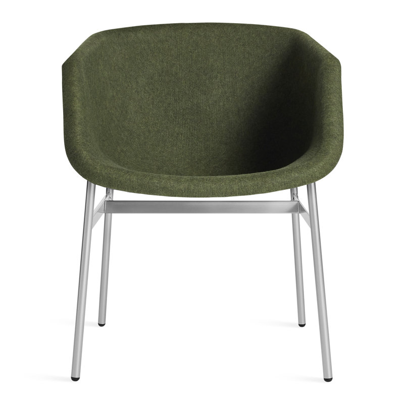 Past Life Upholstered Arm Chair, Silver, Olive